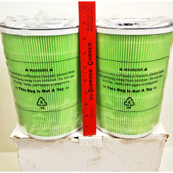 2 Pack H13 True HEPA Replacement Green KILO Pet Filter for KILO Pet Filter - Picture 3 of 10